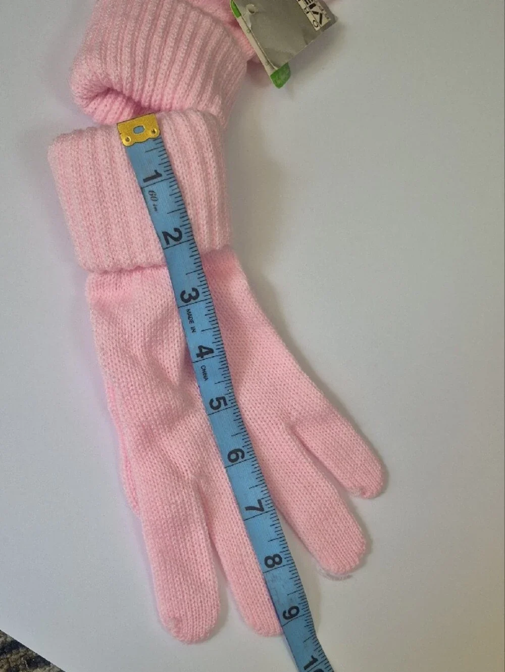 Vintage Venezia Pink Knit Gloves Van Raalte knit gloves